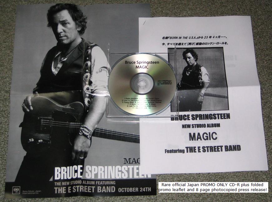 Bruce Springsteen Magic Records, Vinyl And CDs - Hard To Find And Out ...