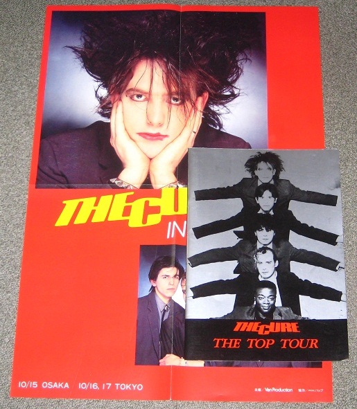 Cure - Japan 1984 Tour Book + Poster Record