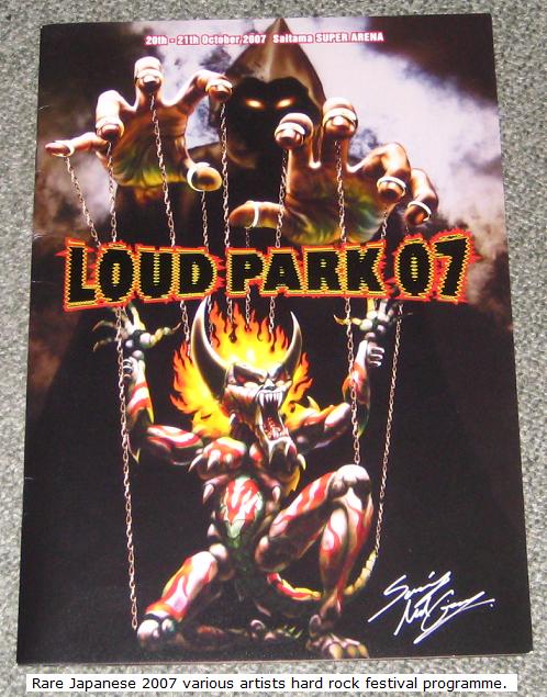 Loud Park 07 Concert Programme