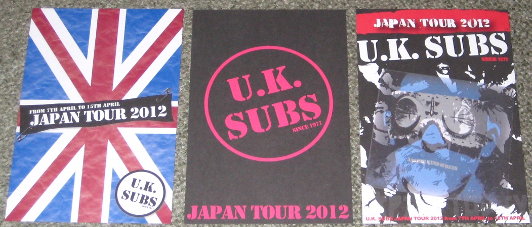 Set Of 3 X Japan Tour Postcard