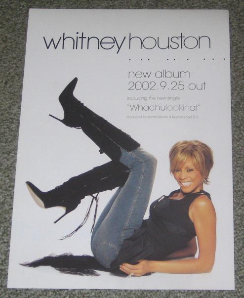 HOUSTON, WHITNEY - 2002 album release handbill - Autres