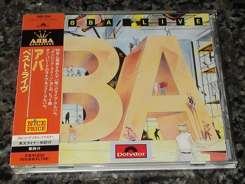ABBA LIVE P33P 20076 未開封 新品 Polydor ABBA-Live (Cd, 1986, Polydor) P33P 20076 Japan