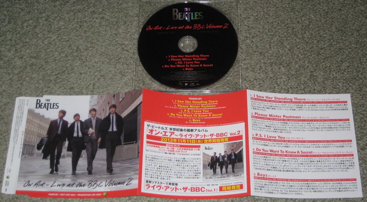 Beatles Live At BBC 5 track Sampler