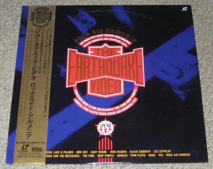 Rock aid armenia earthquake by Genesis, LD with tokyomusic Ref