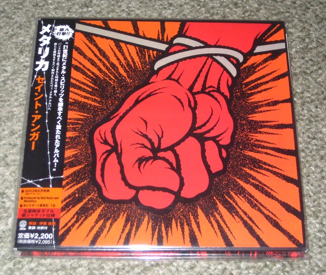 metallica st anger - card sleeve